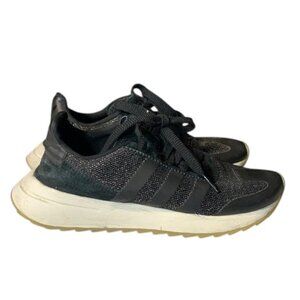 Adidas Originals Flashback Trainers Women’s 5.5 Gray Black Casual Sneakers